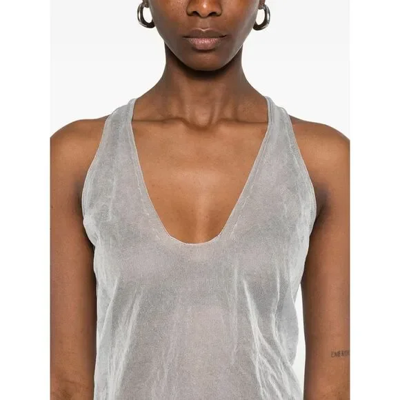 Giorgio Armani Grey Tops - Vests & Tank Tops Women